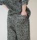 MANON �ޥΥ� ���ꥸ�ʥ��ͥ� �ե��ץ��� ���������ѥ�� ORIGINAL LINEN FLOWER PRINT EASY PANTS