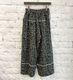 MANON �ޥΥ� ���ꥸ�ʥ��ͥ� �ե��ץ��� ���������ѥ�� ORIGINAL LINEN FLOWER PRINT EASY PANTS