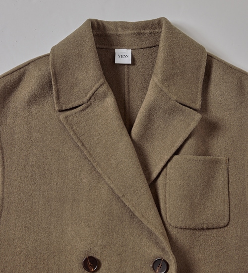 ��YENN/������ۥ��֥�ե������٥��ȥ��㥱�å�/DOUBLE FACE VEST JK(Y253-41089)