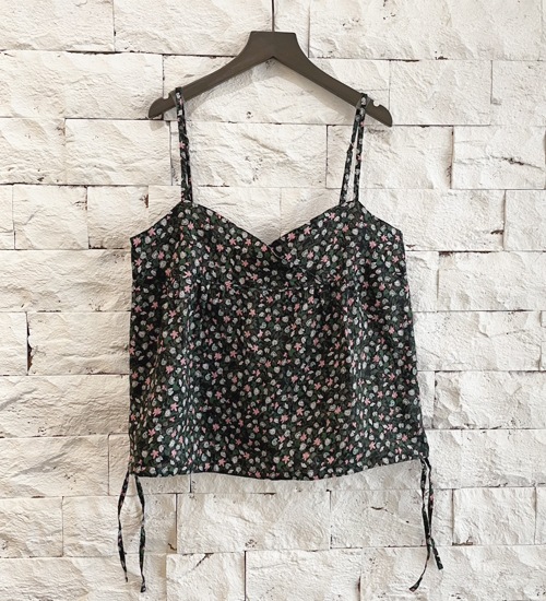 MANON �ޥΥ� ���ꥸ�ʥ��ͥ� �ե��ץ��� ����ߥ����� ORIGINAL LINEN FLOWER CAMISOLE