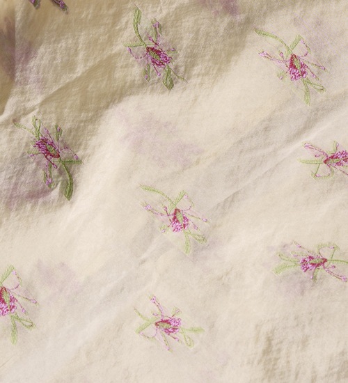 WHYTO. �ۥ磻�� �������ե��Хå� sheer flower bag