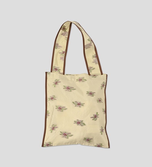 WHYTO. �ۥ磻�� �������ե��Хå� sheer flower bag