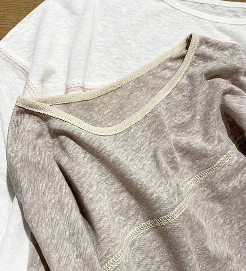 ��30��OFF�ա�kha:ki/�������ۥ����ŷ���磻��T����ġ�LI/PE SLUB WIDE TOP�ڥ���󥻥����ʸ��Բġ�