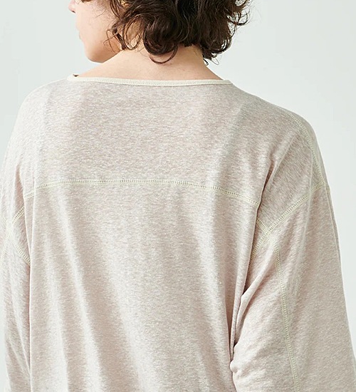 ��30��OFF�ա�kha:ki/�������ۥ����ŷ���磻��T����ġ�LI/PE SLUB WIDE TOP�ڥ���󥻥����ʸ��Բġ�