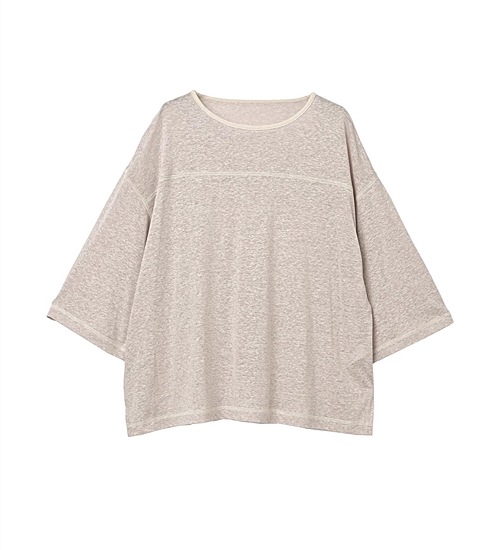 ��30��OFF�ա�kha:ki/�������ۥ����ŷ���磻��T����ġ�LI/PE SLUB WIDE TOP�ڥ���󥻥����ʸ��Բġ�