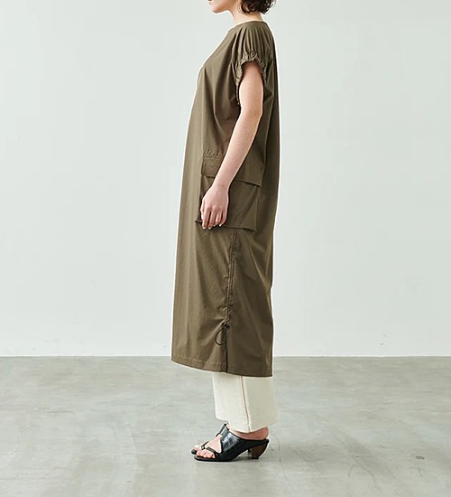 ��30��OFF�ա�kha:ki/�������ۥ��㥶�����꡼�֥��ԡ�����GATHER SLEEVE OP�ڥ���󥻥����ʸ��Բġ�