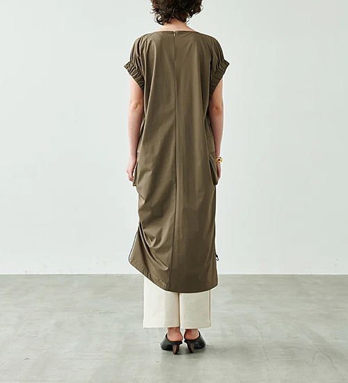 ��30��OFF�ա�kha:ki/�������ۥ��㥶�����꡼�֥��ԡ�����GATHER SLEEVE OP�ڥ���󥻥����ʸ��Բġ�