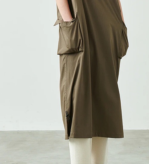 ��30��OFF�ա�kha:ki/�������ۥ��㥶�����꡼�֥��ԡ�����GATHER SLEEVE OP�ڥ���󥻥����ʸ��Բġ�