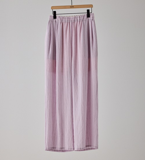 YENN ������ ���������ȥ饤�ץ��������ѥ�� SHEER STRIPE EASY PT
