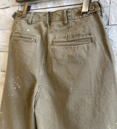 kha:ki/カーキ】TYPE-43ワイドトラウザー/TYPE-43 WIDE TROUSERS