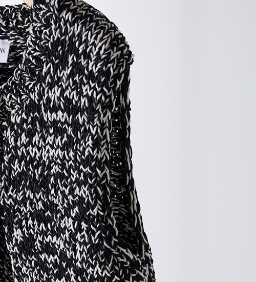 YENN/ۥߥåϥɥ˥åȥ٥/MIX HAND KNIT VEST(Y254-91117)