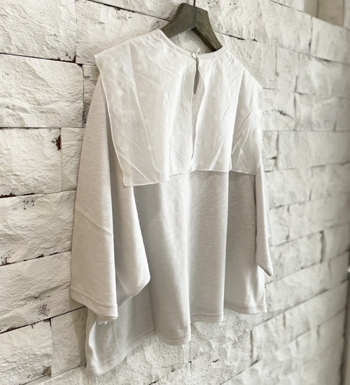 LABORATORY ��ܥ쥤�ȥ꡼ �ɥ�ޥ󥹥꡼�֥�᡼���ץ륪���С� DOLMAN SLEEVE REMAKE PULL OVER