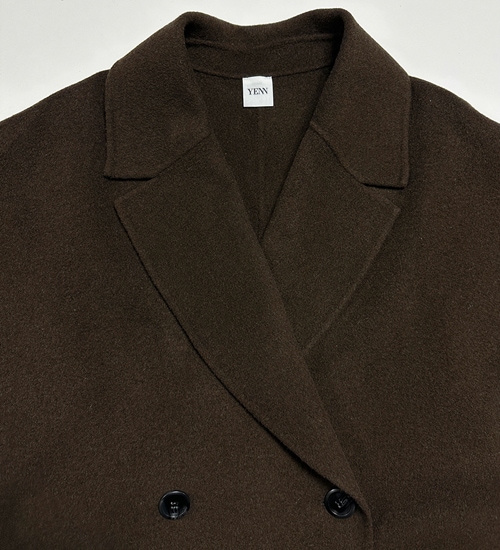 YENN/イエン】ダブルフェイスピーコート/DOUBLE FACE PEA COAT(Y253