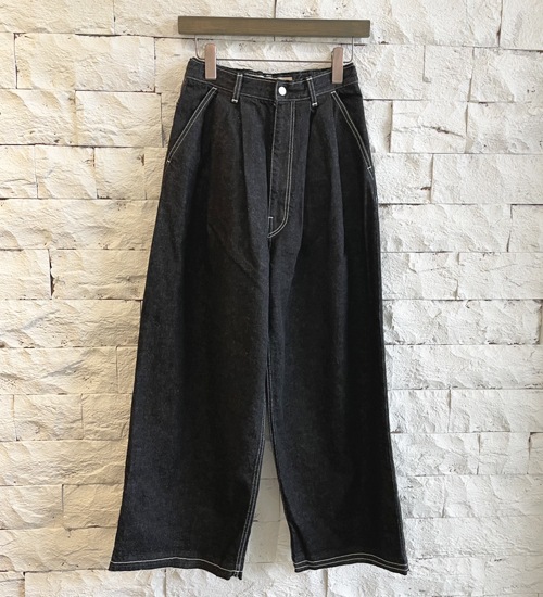 ARTE POVERA/アルテポーヴェラ】12ozデニム2タックワイドカットオフ