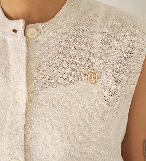 YENN ������ ��ͥ󥷥����٥��� LINEN SHEER VEST