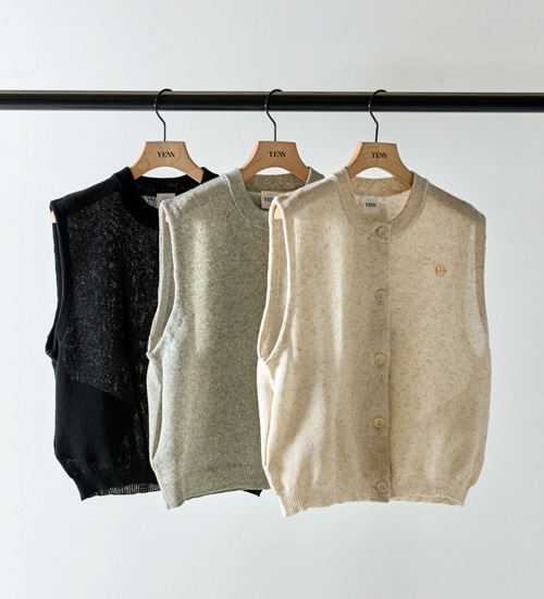 YENN ������ ��ͥ󥷥����٥��� LINEN SHEER VEST