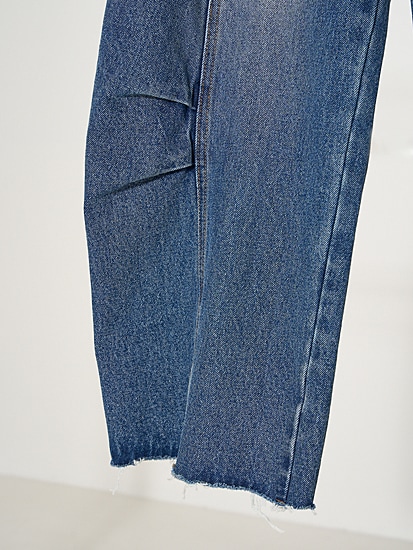 20％OFF》【YENN/イエン】ニータックデニムパンツ/KNEE TUCK DENIM PT
