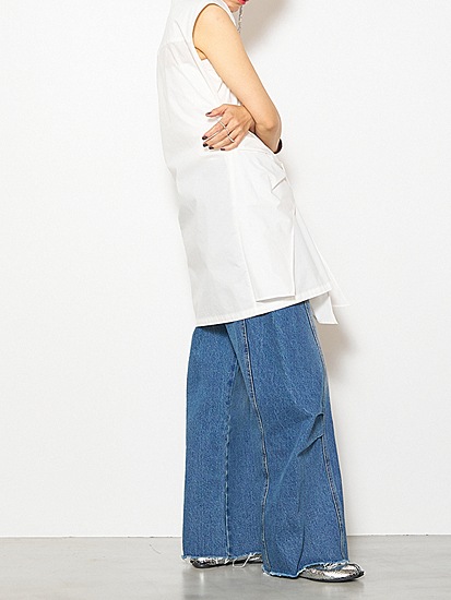 20％OFF》【YENN/イエン】ニータックデニムパンツ/KNEE TUCK DENIM PT