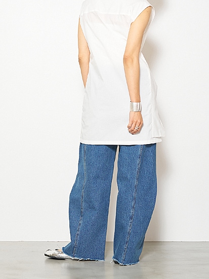 20％OFF》【YENN/イエン】ニータックデニムパンツ/KNEE TUCK DENIM PT