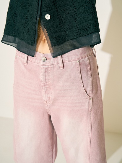20％OFF》【YENN/イエン】ニータックデニムパンツ/KNEE TUCK DENIM PT