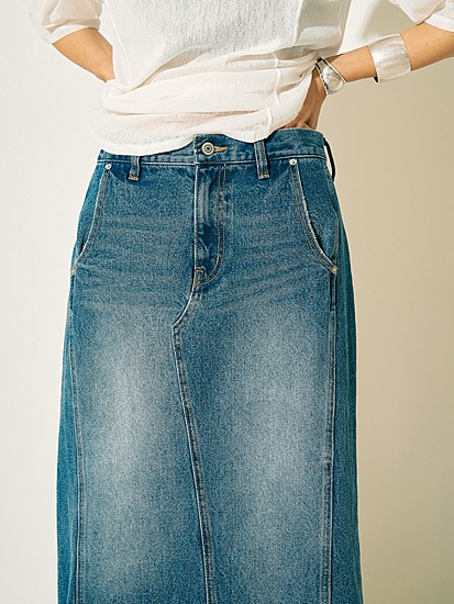 YENN/イエン】デニムマーメイドスカート/DENIM MERMAID SK(Y252-21052