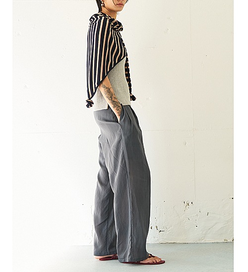YENN ������ ���ȥ饤�ץ��㡼������������ STRIPED JERSEY SCARF