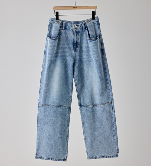 YENN ������ ���å��٥�ȥǥ˥�ѥ�� TUCK BELT DENIM PT
