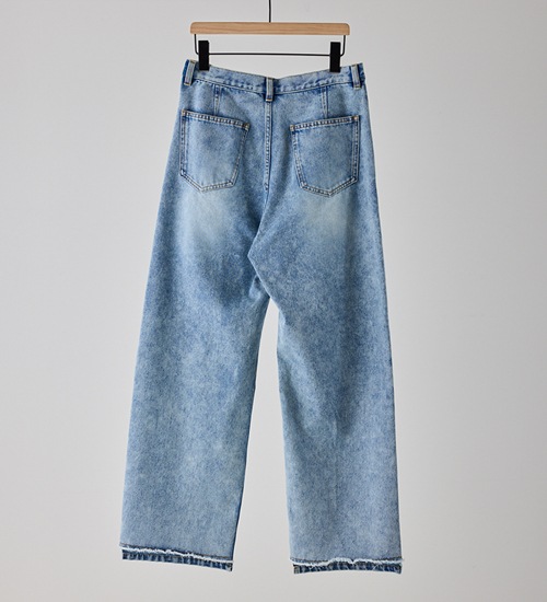 YENN ������ ���å��٥�ȥǥ˥�ѥ�� TUCK BELT DENIM PT