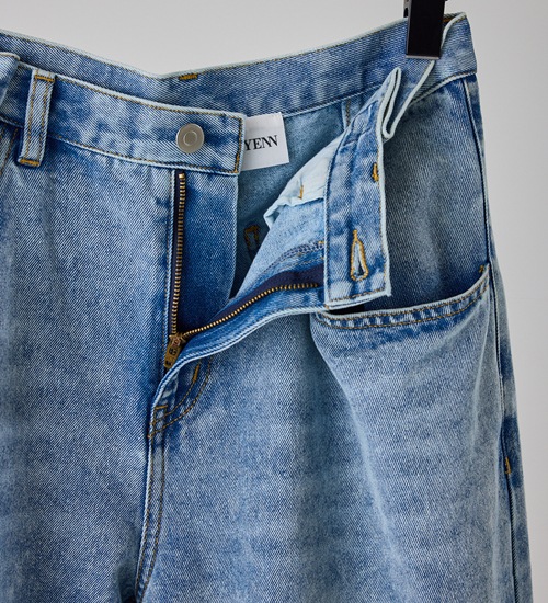 YENN ������ ���å��٥�ȥǥ˥�ѥ�� TUCK BELT DENIM PT