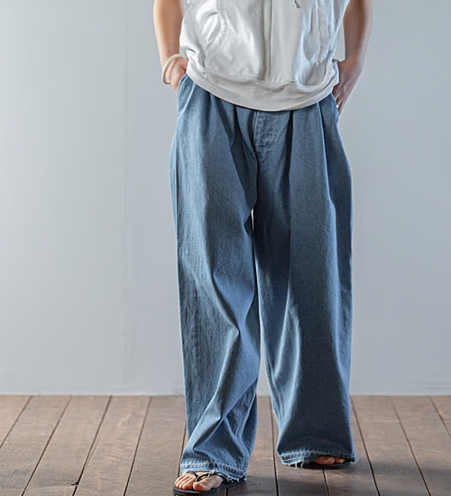 ARTE POVERA/アルテポーヴェラ】12ozデニム2タックワイドカットオフ