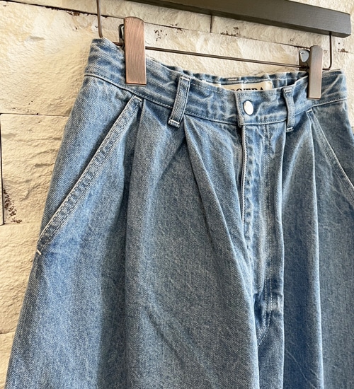 ARTE POVERA/アルテポーヴェラ】12ozデニム2タックワイドカットオフ