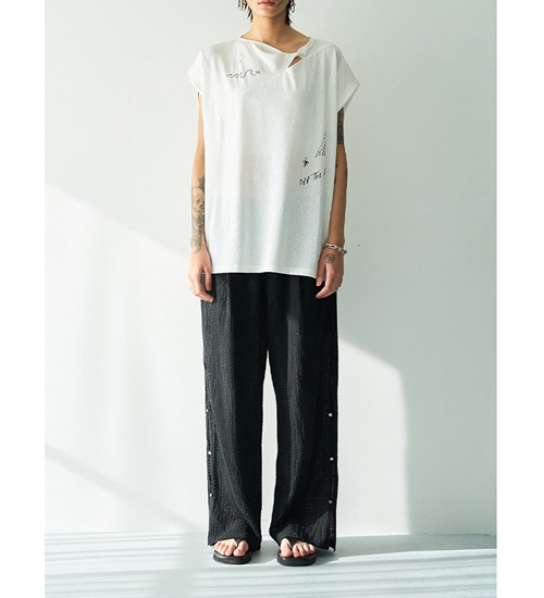 YENN ������ �ĥ����ȥץ���T����� TWIST PRINT TEE
