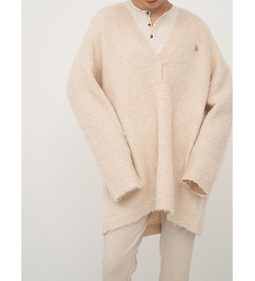 ��20��OFF�ա�YENN/������ۥ���ѥ��ߥå�������˥å��ץ륪���С�/ALPACA MIX TUNIC PO(Y254-91123)�ڥ���󥻥����ʸ��Բġ�