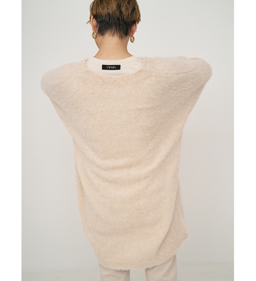 ��20��OFF�ա�YENN/������ۥ���ѥ��ߥå�������˥å��ץ륪���С�/ALPACA MIX TUNIC PO(Y254-91123)�ڥ���󥻥����ʸ��Բġ�