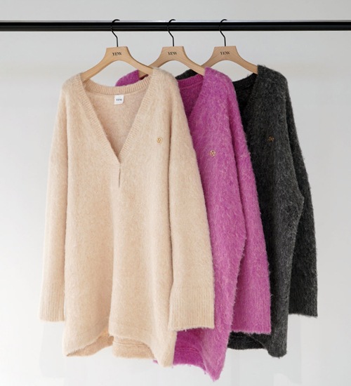 ��20��OFF�ա�YENN/������ۥ���ѥ��ߥå�������˥å��ץ륪���С�/ALPACA MIX TUNIC PO(Y254-91123)�ڥ���󥻥����ʸ��Բġ�