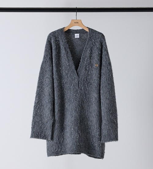 ��20��OFF�ա�YENN/������ۥ���ѥ��ߥå�������˥å��ץ륪���С�/ALPACA MIX TUNIC PO(Y254-91123)�ڥ���󥻥����ʸ��Բġ�