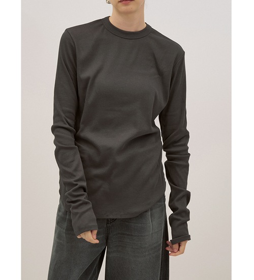 ��YENN/������ۥ��åȥ��֥���T/COTTON RIB LONG TEE(Y244-81090)