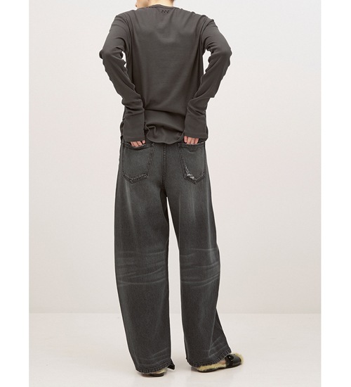 ��YENN/������ۥ��åȥ��֥���T/COTTON RIB LONG TEE(Y244-81090)