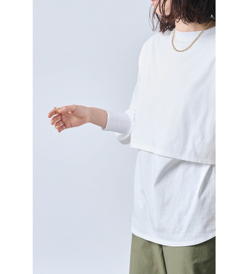 ��20��OFF�ա�kha:ki/�������ۥ쥤�䡼�ɥȥå�/LAYRED TOP�ڥ���󥻥����ʸ��Բġ�