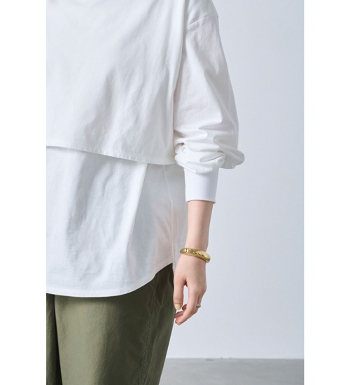 ��20��OFF�ա�kha:ki/�������ۥ쥤�䡼�ɥȥå�/LAYRED TOP�ڥ���󥻥����ʸ��Բġ�