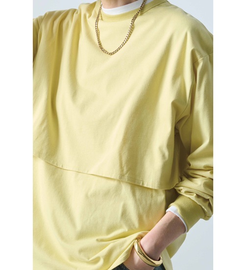 ��20��OFF�ա�kha:ki/�������ۥ쥤�䡼�ɥȥå�/LAYRED TOP�ڥ���󥻥����ʸ��Բġ�