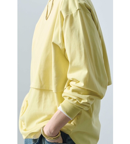 ��20��OFF�ա�kha:ki/�������ۥ쥤�䡼�ɥȥå�/LAYRED TOP�ڥ���󥻥����ʸ��Բġ�