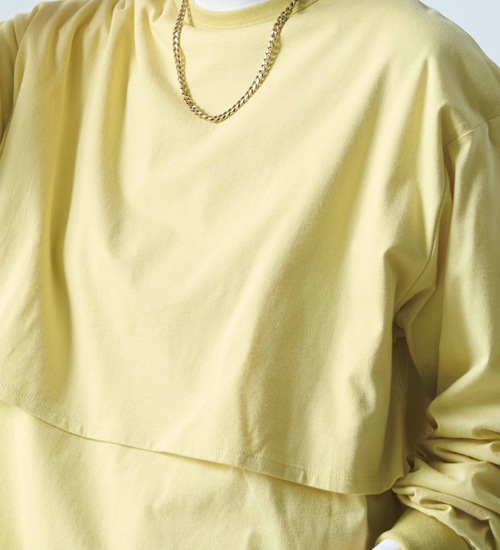 ��20��OFF�ա�kha:ki/�������ۥ쥤�䡼�ɥȥå�/LAYRED TOP�ڥ���󥻥����ʸ��Բġ�