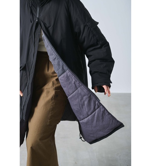 ��20��OFF�ա�kha:ki/��������MIL�ѥǥ��󥰥�����/MIL PADDING COAT�ڥ���󥻥����ʸ��Բġ�