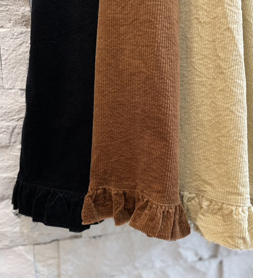 ��20��OFF�ա�LABORATORY/��ܥ쥤�ȥ꡼�ۥ�����ơ��������ɥե�륹������/VINTAGE CORDS FRILL SKIRT�ڥ���󥻥����ʸ��Բġ�
