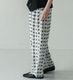 ��20��OFF��WHYTO. �ۥ磻�� ���㥬���ɥ磻�ɥѥ�� jacquard wide pants�ڥ���󥻥����ʸ��Բġ�