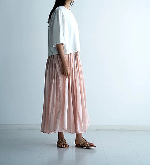 ��20��OFF�ա�MANON/�ޥΥ�ۥ����С�������ߡ����㥶����������/OVER DYE RAMIE GATHER SKIRT�ڥ���󥻥����ʸ��Բġ�