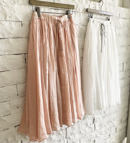 ��20��OFF�ա�MANON/�ޥΥ�ۥ����С�������ߡ����㥶����������/OVER DYE RAMIE GATHER SKIRT�ڥ���󥻥����ʸ��Բġ�