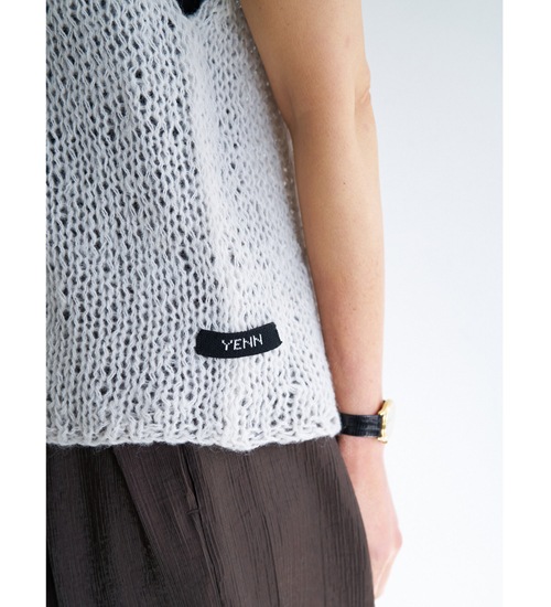 YENN ������ ��إ��ϥ�ɥ٥��� MOHAIR HAND VEST