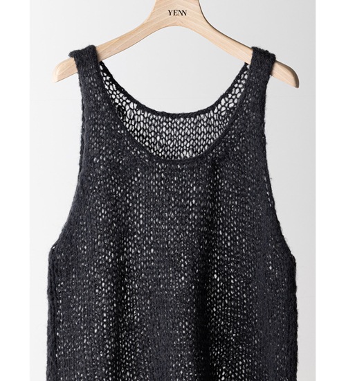YENN ������ ��إ��ϥ�ɥ٥��� MOHAIR HAND VEST
